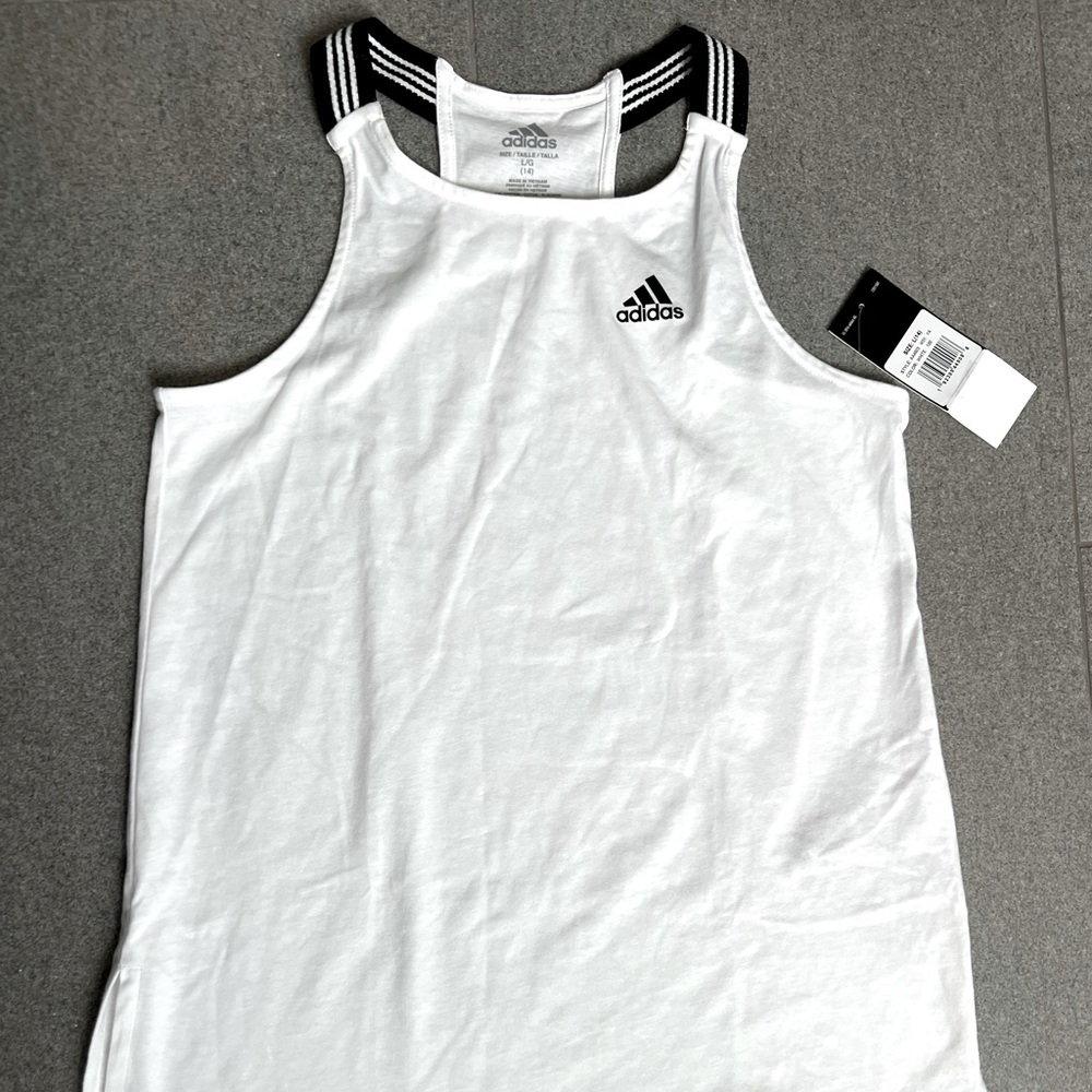 New Adidas girl tank top.  size 14